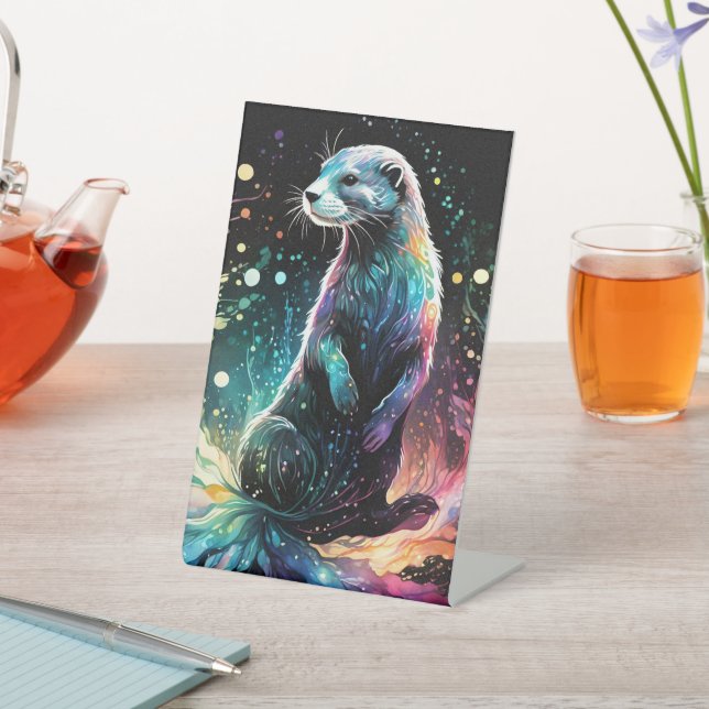 Signe De Table Bord Spectrum : Les Otter Glow (In SItu)