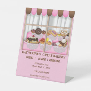 Signe De Table Boulangerie Fenêtre Business Piéton Signal