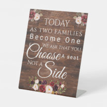 Bourgogne Floral Choisissez une affiche de siège