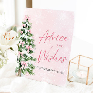 Signe De Table Bows Christmas Tree Baby shower Conseils et souhai