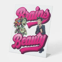 Brains & Beauté - Design Humour Zombie
