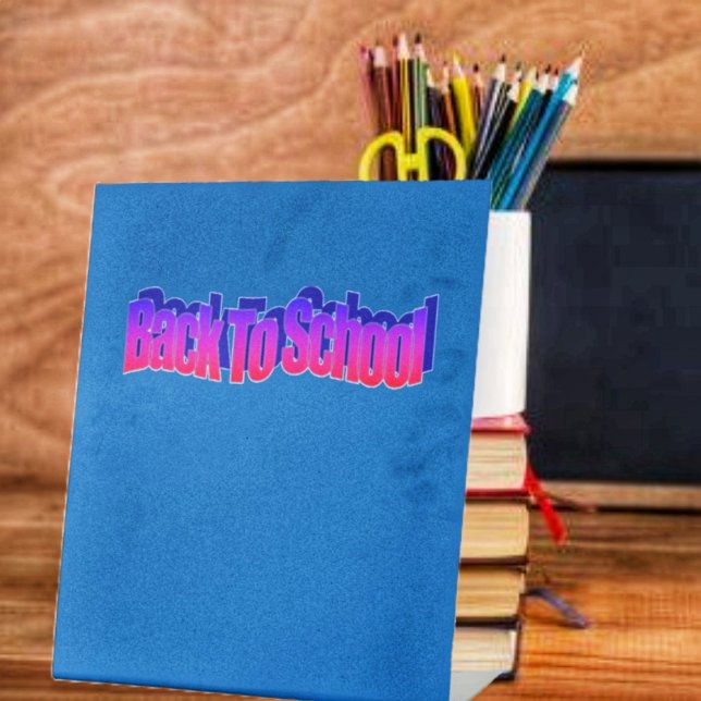 Signe De Table BTS-Rouge-Bleu (This BTS Red-Blue Pedestal Sign is just right for your business, or for hosting school events!)