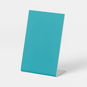 Signe De Table BUDGET Peacock Blue Turquoise Monochrome Mariage