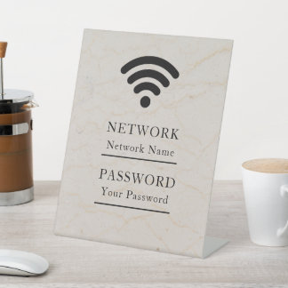 Signe De Table Business Wifi Morden Network