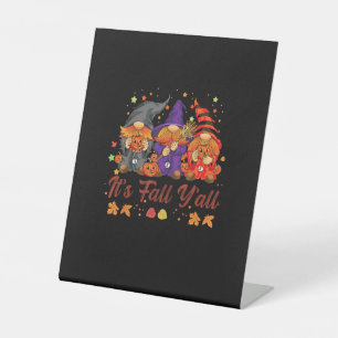 Signe De Table C’est automne Y’all Halloween Gnomes Citrouille au