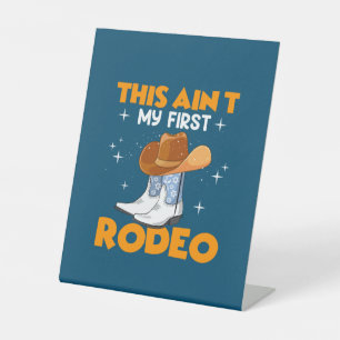 Signe De Table Cadeau équestre Cette annonce mon premier rodéo