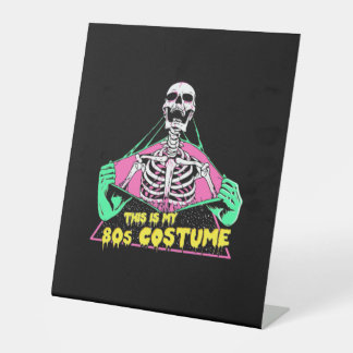 Signe De Table Cadeau Halloween | 80s Halloween Costume Retro