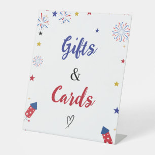 Signe De Table Cadeau patriotique et carte jeu Baby shower d'anni