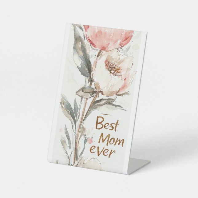 Signe De Table Cadeau réfléchi pour la fête des mères et les anni (Recto)