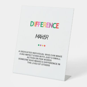 Signe De Table Cadeaux Créateurs De Différences Pour Femmes, Cade