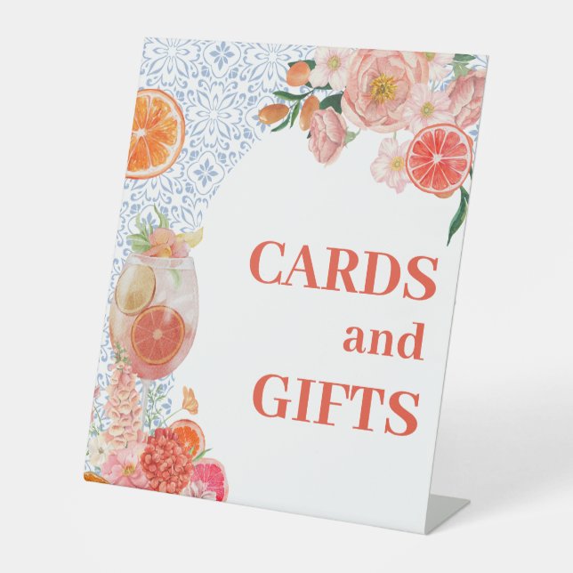 Signe De Table Cadeaux de douche de mariage aux agrumes That's am (Recto)