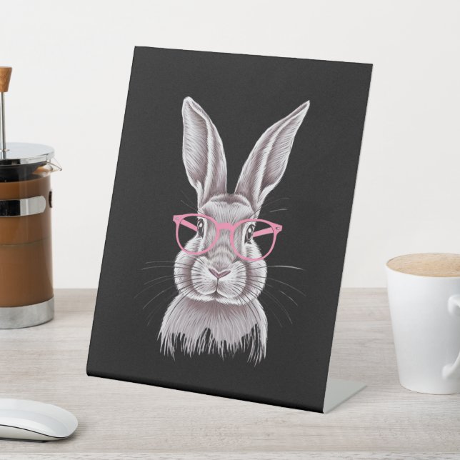 Signe De Table Cadeaux de famille mignons Lapin drôle Pâques  (In SItu)