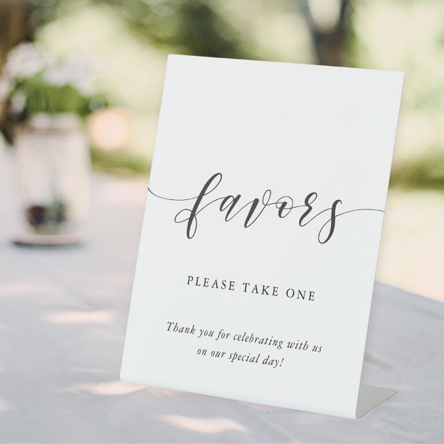 Signe De Table Cadeaux de mariage de calligraphie moderne Table (Créateur téléchargé)