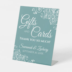 Signe De Table Cadeaux de mariage et cartes Dentelles blanches su