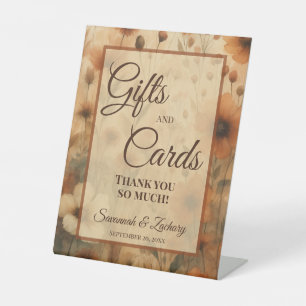 Signe De Table Cadeaux de mariage et cartes Merci Sienne Bohème F