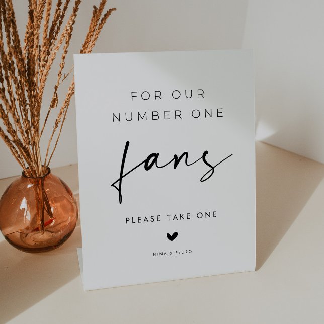 Signe De Table Cadeaux de mariage pour nos fans numéro un (Créateur téléchargé)