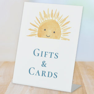 Signe De Table Cadeaux Et Cartes Baby Shower Thème Soleil