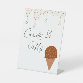Signe De Table Cadeaux et cartes de crème glacée