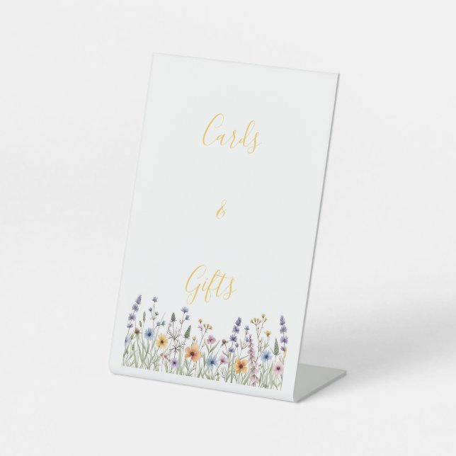 Signe De Table Cadeaux et pancarte de carte  (Recto)