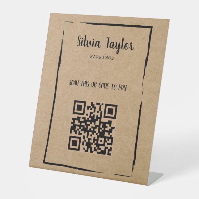 Signe De Table Cadre d'artisanat moderne simple (Recto)