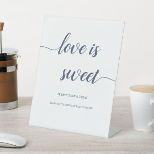 Signe De Table Calligraphie minimale L'amour est doux