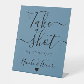 Signe De Table Calligraphie minimaliste Mariage Prenez un verre