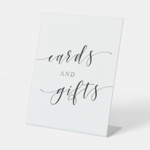 Signe De Table Calligraphie moderne Cartes de mariage et cadeaux