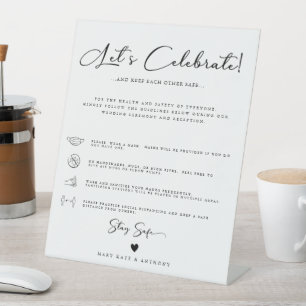 Signe De Table Calligraphie Moderne Sécurité Sociale Mariage