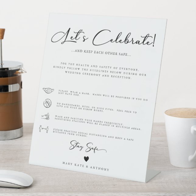Signe De Table Calligraphie Moderne Sécurité Sociale Mariage (In SItu)