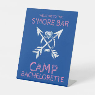 Signe De Table Camp Bachelorette 8X10
