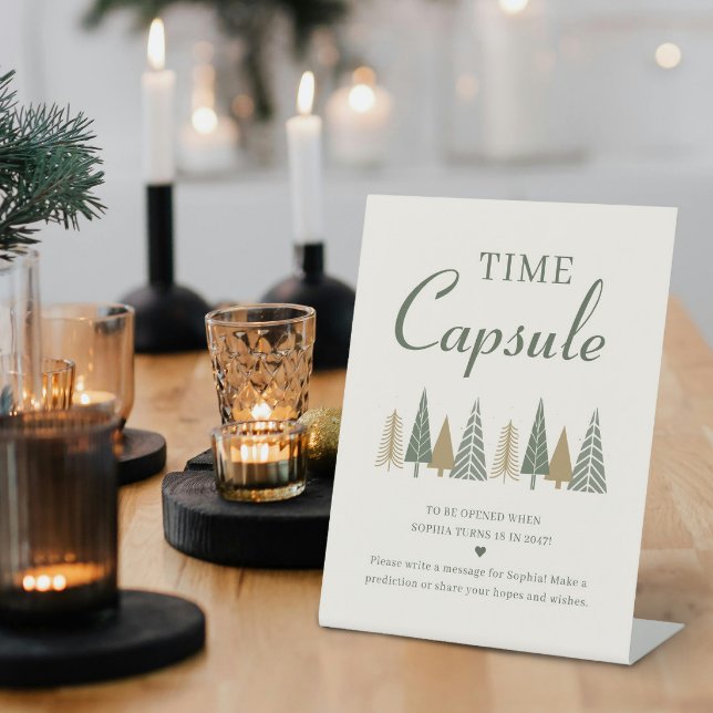 Signe De Table Capsule Baby shower temps hiver (Créateur téléchargé)