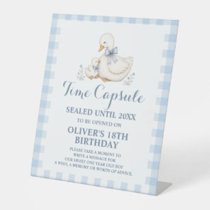 Signe De Table Capsule Temporelle 1er Anniversaire Silly Goose Vi
