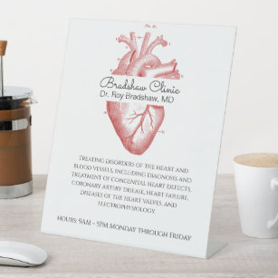 Signe De Table Cardiologie Médicale du coeur anatomique