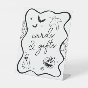 Signe De Table Carte Baby shower et cadeaux pour Halloween Whimsi