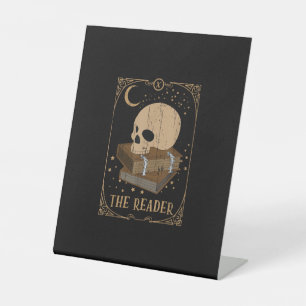 Signe De Table Carte de lecteur de livre païen goblincore gothiqu