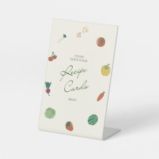 Signe De Table Carte de recette de pendaison de crémaillère activ