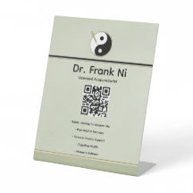 Carte de visite minimaliste d'acupuncture élément