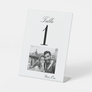 Signe De Table Carte Numéro de table Mariage Moments chères (5x7)