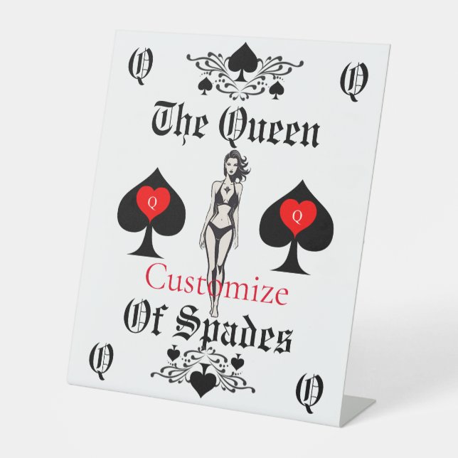 Signe De Table Carte Tarot Queen of Spades Thunder_Cove (Recto)