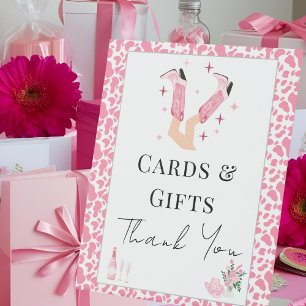 Signe De Table Cartes & Cadeaux Boots Cowboy & Fête des mariées B