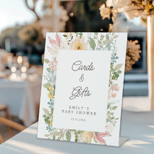 Signe De Table Cartes & Cadeaux ! Charme de Jardin de Fleurs Sauv