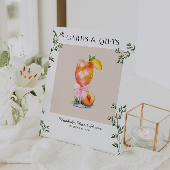 Signe De Table Cartes Cadeaux de Fiançailles Bikinis & Bellinis P (Créateur téléchargé)