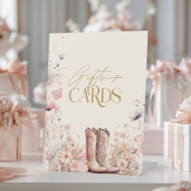 Cartes Cadeaux de Fleuriste Boots & Bubbly Cowgirl