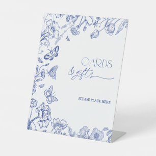 Signe De Table Cartes & Cadeaux Élégant Quelque chose de bleu Fêt