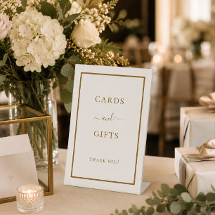 Signe De Table Cartes cadeaux fête ivoire
