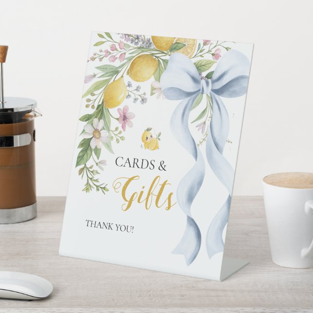 Signe De Table Cartes & Cadeaux Mariage Main Squeeze Lemon (In SItu)