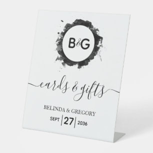 Signe De Table Cartes de bienvenue et cadeaux de mariage simples