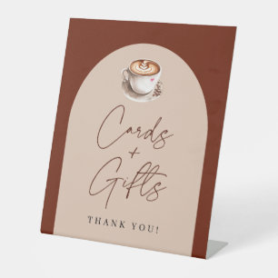 Signe De Table Cartes de café modernes + Cadeaux Enterrement de v