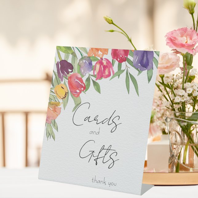 Signe De Table Cartes de Fête des mariées et cadeaux pour tulipes (Créateur téléchargé)
