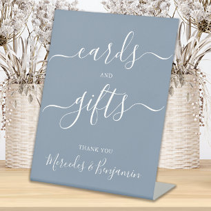 Signe De Table Cartes de Mariage Cadeaux Moderne Calligraphie Dus